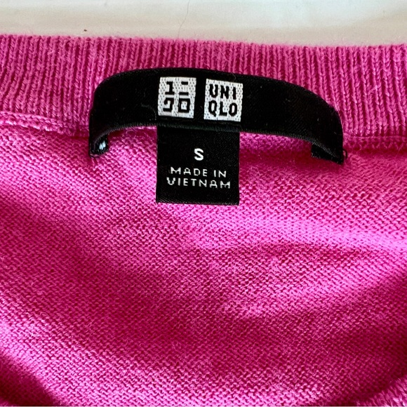 Pink merino wool sweater - Picture 2 of 4